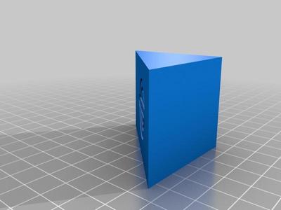 laughingman triangle shaped container