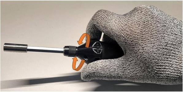 Ergonomic Twirler for the Hazet 810R Bit Ratchet Screwdriver like WERA 838 | Ergonomischer Zwirbler für den Hazet 810R Bit Ratschen-Schraubendreher