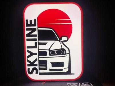 Nissan skyline R34 GTR Lightbox