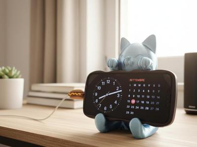 Hugging Cat Phone Stand