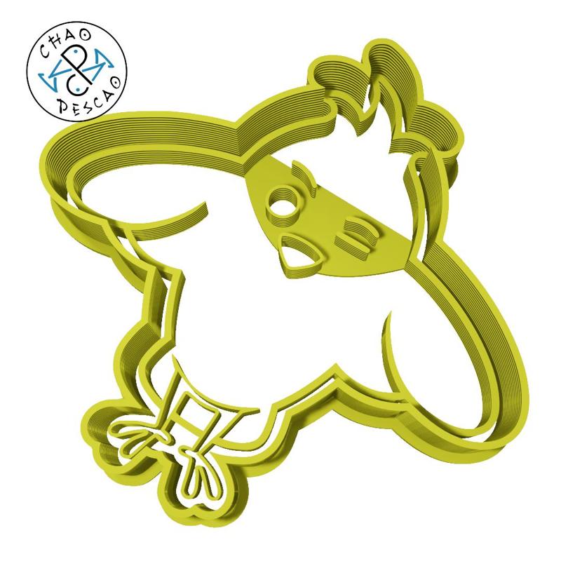 Wichi Wi  - Plim Plim - Cookie Cutter - Fondant - Polymer Clay