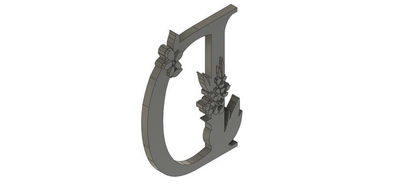 Cookie Cutter Stamp - Flower D