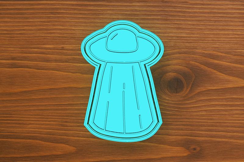 UFO cookie cutter