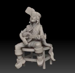 Bard sitting on a table
