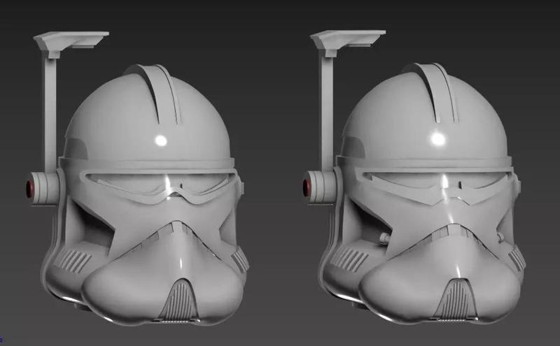 Commander Wolffe Helmet Bundle STL files