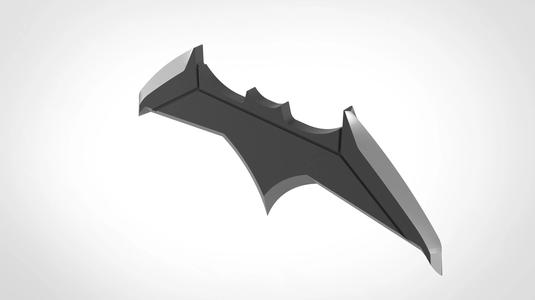 Batarang 1 from the movie Batman vs Superman 3D print model