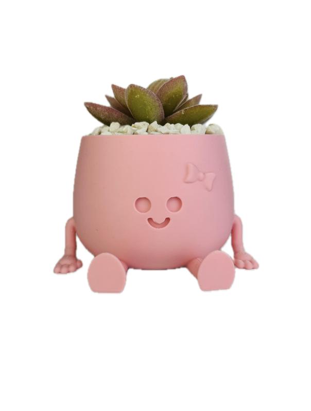 BOBBY PLANTER / MISSES PLANTER / SUCCULENT PLANTER / HAPPY FACE PLANTER