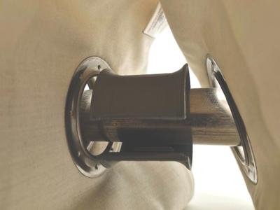 Eyelet curtain spacer 40mm suit Ø35mm (1.5") poles