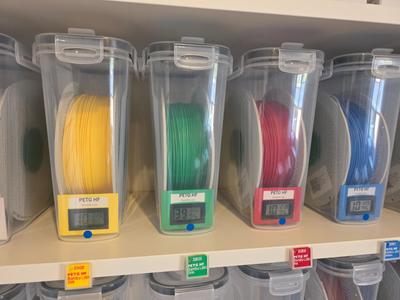 Filament Swatches with Holders and Box Inlay