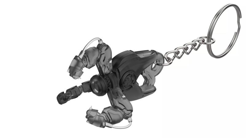 Keychain - Symmetra Blaster - Overwatch - STL