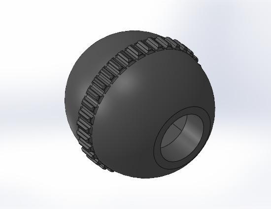 LATHE HANDLE BALL, HANDLE END BALL, LATHE LEVER