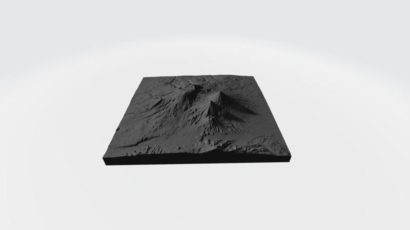 🌋Klyuchevskaya Sopka (Russia) 3D Map