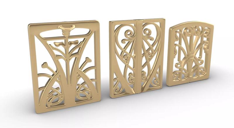 Art Nouveau Door Bundle