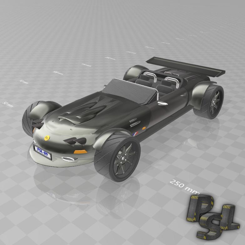 Psl 3D Car N°2 "French roadster"