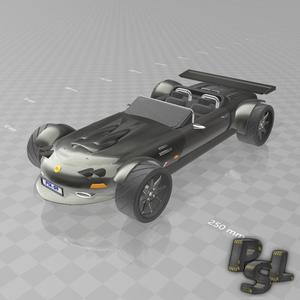Psl 3D Car N°2 "French roadster"