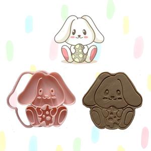 EASTER- BUNNY4 COOKIE CUTTER STAMP