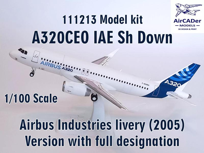 111213 Model kit Airbus A320CEO IAE Sh Down