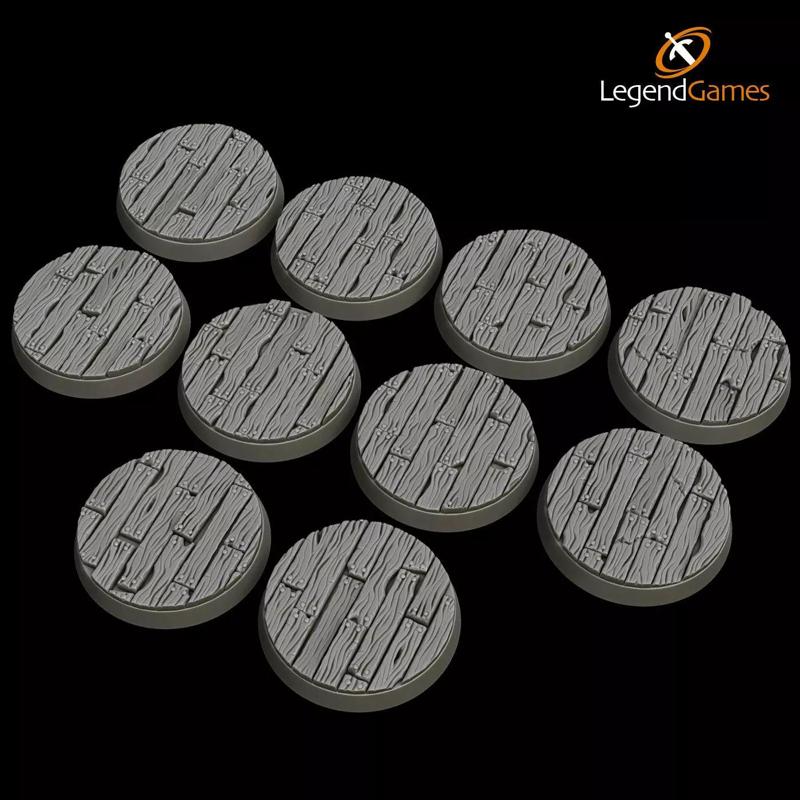 LegendGames 32mm Wood Planks bases