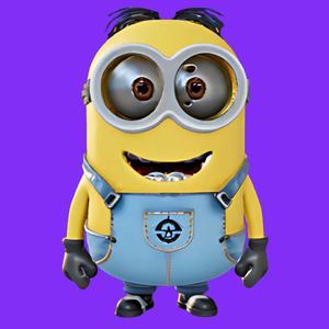 Minion with Open Mouth Smile