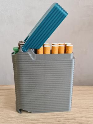 Lighter case, cigarette box with bottle opener (bottle opener)