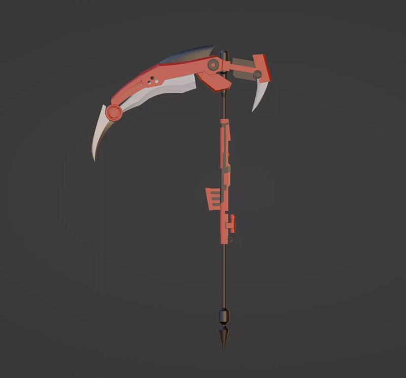 IMPRESSIVE CRESCENT ROSE 3D MODEL FOR PRINTING