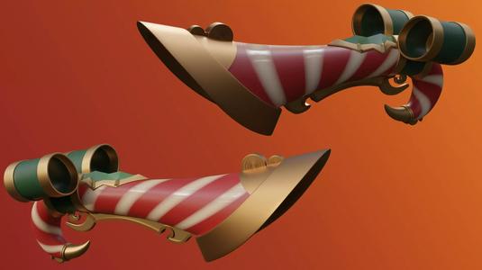 Candy Cane Miss Fortune cosplay