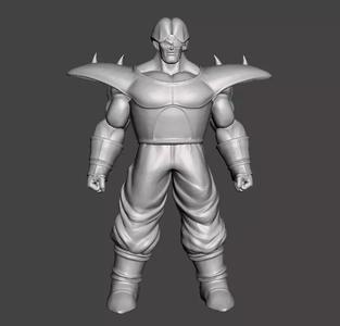 Amond 3d model dragon ball z figure