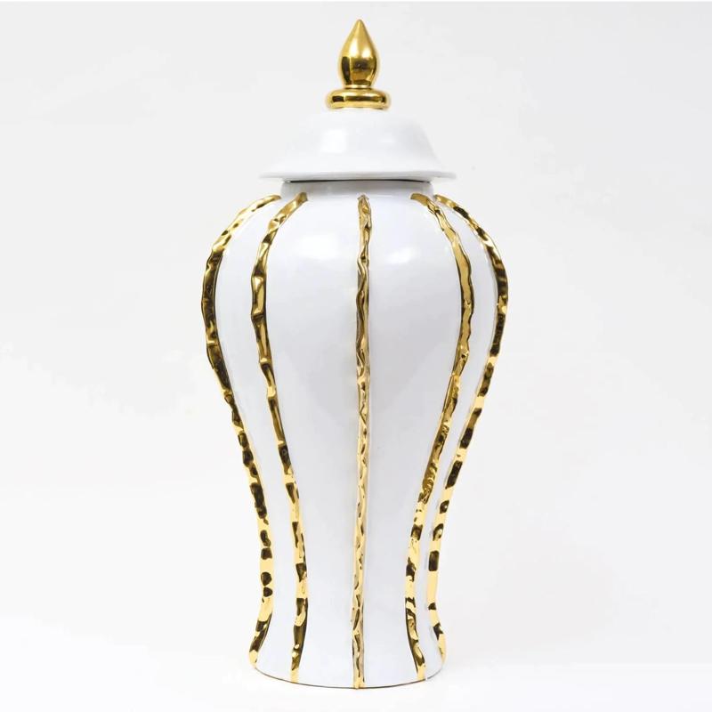 Golden vase with beautiful details