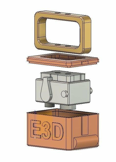 Silicone sock mold for E3Dv6