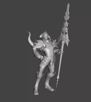 Dragonslayer Jarvan IV 3D Model