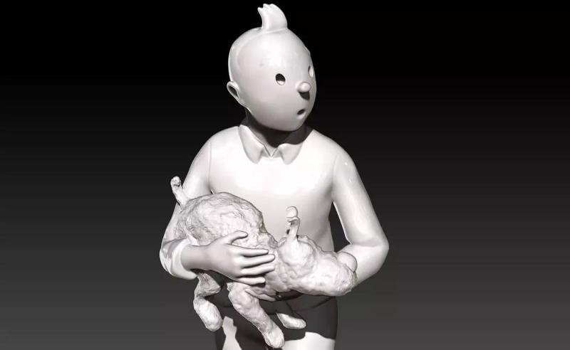 TinTin Run with Milu