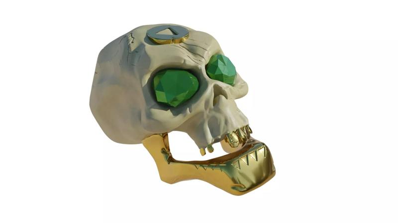 Gold Hoarder Skull
