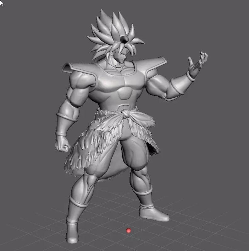 Ikari Broly Dragon Ball 3D Model