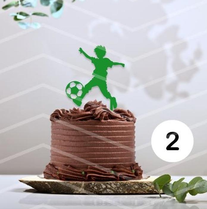 Football cake topper - version 2
