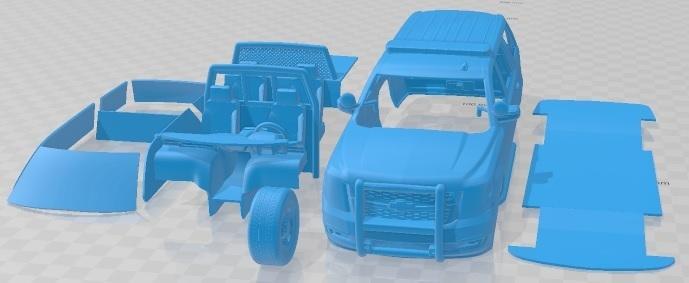 Chevrolet Tahoe PPV 2017 NYPD Printable Car