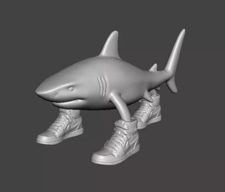 BRAINROT TRALALERO TRALALA SCULPTURE FIGURE MODEL STATUE TOY