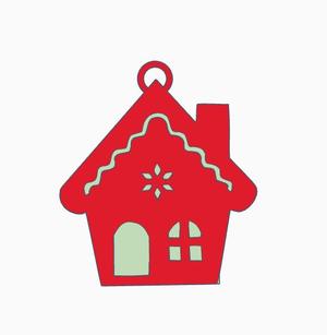 gingerbread house Christmas ornament
