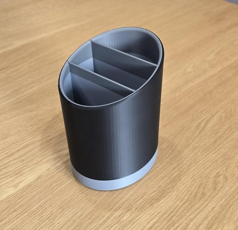 Utensil Holder Set - 3 Different Separator Designs