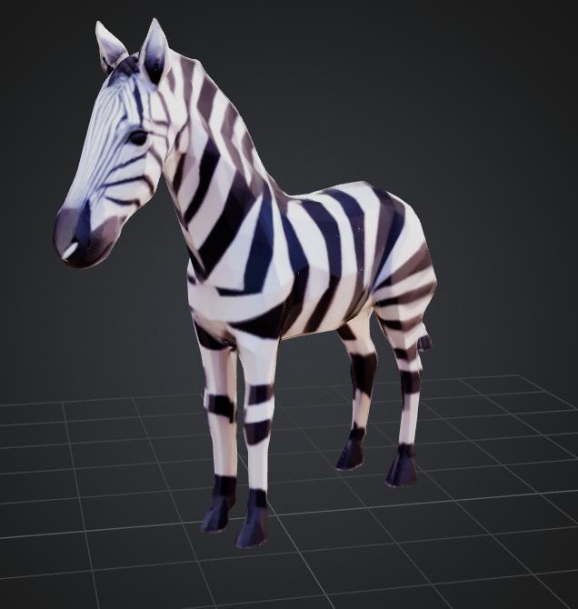 Low Poly Zoo Animal Bundle - 7 Unique 3D Models Perfect for Games, Art, & 3D Printing! STL, FBX, OBJ (except for baby hippo which is only STL)