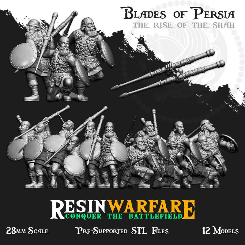 Kurdish Javelineers - Blades of Persia