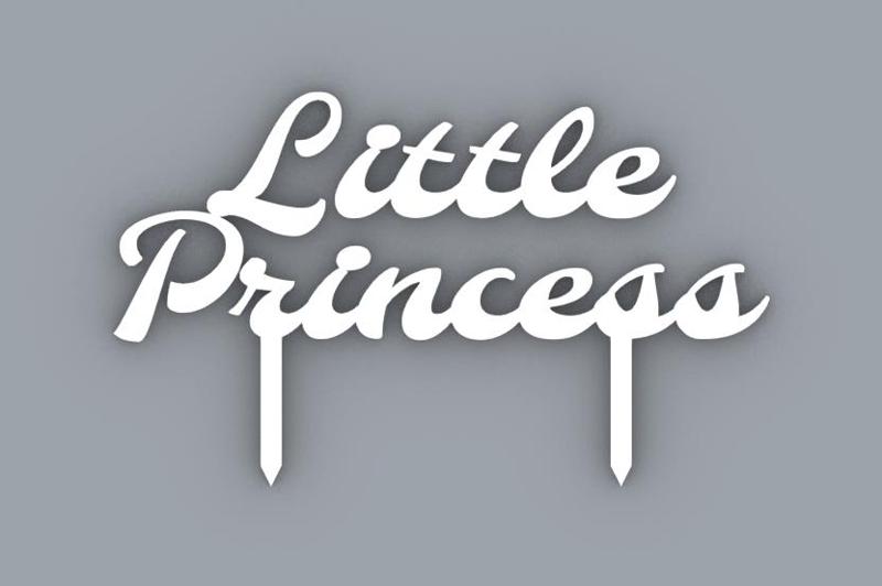 Little Princess cake topper