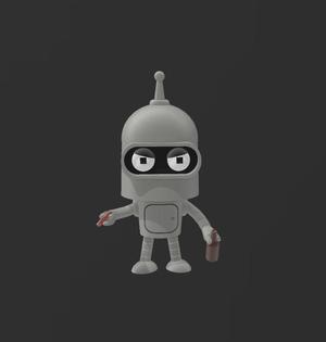 futurama funko style Bender