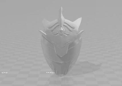 Power rangers 3d file Helmet lord drakkon