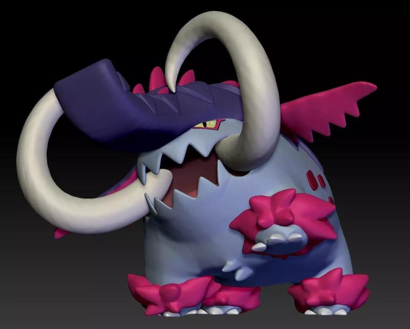 Pokemon Paradox Ancient Donphan Great Tusk