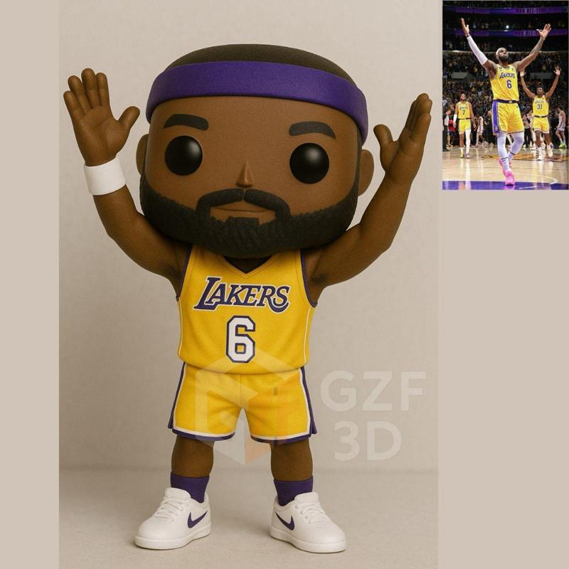 👑 LeBron James - Funko Pop 3D 🏀