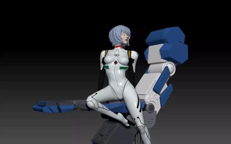 Rei Ayanami printable evangelion model
