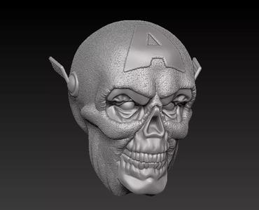 red skull oldman logan headsculpt