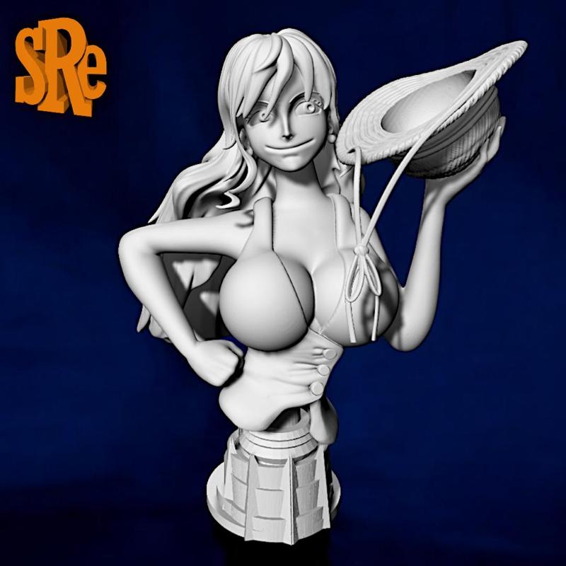 Nami Luffy Outfit Bust - One Piece