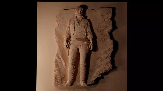 Arthur Morgan RDR2 CNC 3d Print High Relief Sand Casting