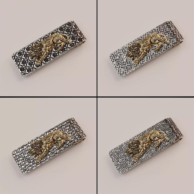 Lion Money Clip 3D Model Collection